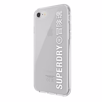 SuperDry Snap iPhone 6/6s/7/8/SE 2020 / SE 2022 Läbipaistev ümbris valge 41573