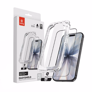 Комплект из 2 защитных стёкол Crong EasyShield для iPhone 17 / iPhone 17 Pro / iPhone 16 Pro