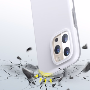 Choetech MFM kukkumisvastane ümbris Made For MagSafe iPhone 13 Pro jaoks valge (PC0113-MFM-WH)