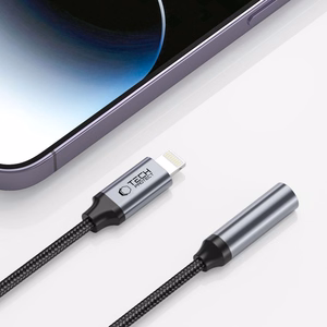 Tech-Protect UltraBoost Lightning / 3.5mm mini jack adapter - must