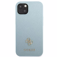 Guess GUHCP13MPS4MB iPhone 13 6.1" sinine/sinine hardcase Saffiano 4G Small Metal Logo