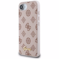 Guess Peony Script Logo MagSafe iPhone 16e Ümbris - Brown