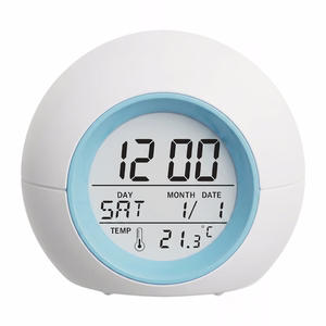 Setty alarm clock with LED light blue JZ-212