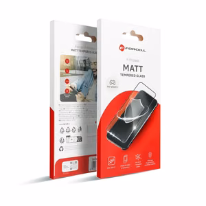 Karastatud klaas to iPhone XR / 11 Forcell Matt Glass must