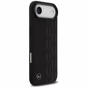 Mercedes Leather Laurel Leaves MagSafe Ümbris jaoks iPhone Air - Must