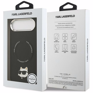KARL LAGERFELD ümbris jaoks IPHONE 17 Air compatible with MagSafe KLHMP17MPSMLRCHK (PU Choupette Pin) must