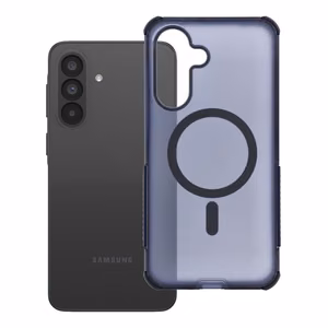 Чехол для Samsung A37 Forcell F-Protect BumperX Premium совместимый с MagSafe темно-синий