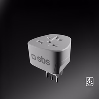 SBS IT Travel Adapter - Universal - Valge