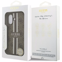 Guess 4G Printed Stripes MagSafe ümbris jaoks iPhone 17 - brown