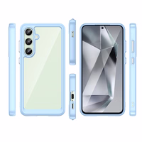 Outer Space Ümbris with Gel Frame jaoks Samsung Galaxy S24 FE - sinine