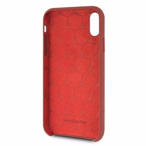 Mercedes Silicone Line iPhone Xr ümbris - punane