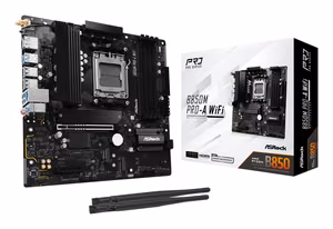 Asrock B850M Pro-A WiFi emaplaat AMD B850 Socket AM5 micro ATX