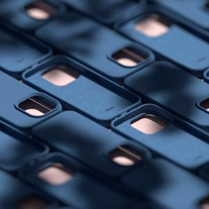 Etteri Silicone ümbris jaoks Samsung Galaxy S22 dark sinine