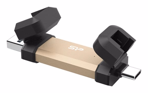 Silicon Power DS72 USB mälupulk 1 TB USB Type-A / USB Type-C 3.2 Gen 2 (3.1 Gen 2) kuldne