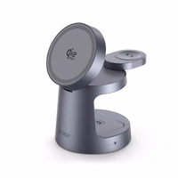 Tech-Protect QI2.2-25W-A48 3in1 magnetiline traadita laadija - mereväe sinine