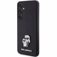 KARL LAGERFELD ümbris jaoks SAMSUNG S24 KLHCS24SPSAKCMPK (SAFFIANO KC PIN) must