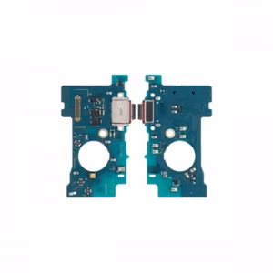 Charging port compatible with Samsung G556 Xcover 7 with flex / silver OEM
