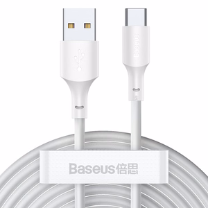 Baseus TZCATZJ-02 USB кабель 1.5 m USB A USB C белый