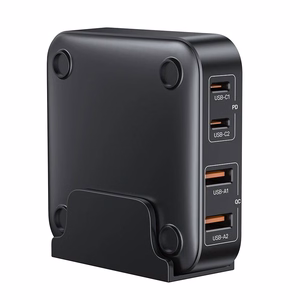 GaN võrgulaadija - Unitek P1229ABK01-EU | 100W 2x USB-C 2x USB-A