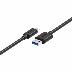 UNITEK Y-C474BK USB kaabel USB 3.2 Gen 1 (3.1 Gen 1) 1 m USB A USB C Must