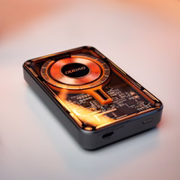 Dudao TGK1 elektripank koos MagSafe juhtmevaba laadijaga 20W 10000mAh must (TGK1-must)