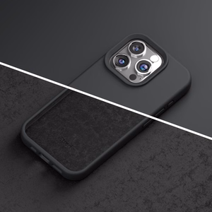 Etteri Silikoon Ümbris jaoks iPhone 15 Pro 6,1" must