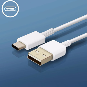 Samsung EP-TA200EWE USB-A 15W wall laadija koos EP-DR140AWE USB-A - USB-C kaabel (OOB Bulk - replacement packaging) - valge