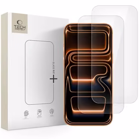 Tech-Protect Glass Fit+ 2-pack karastatud klaas jaoks iPhone 16 Pro / 17 / 17 Pro - läbipaistev