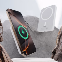 Powerbank Dudao K26S 5000mAh 20W USB-A / USB-C / MagSafe - valge