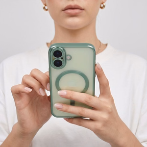 Tech-Protect MagFlex ümbris iPhone 17 jaoks, mattroheline