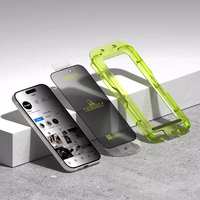 Ringke Easy Slide 2-pack Privaatsus Glass jaoks iPhone 17 - Must