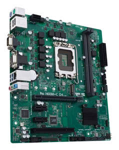 ASUS PRO H610M-C D4-CSM emaplaat Intel H610 LGA 1700 micro ATX