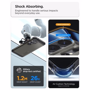 SPIGEN ümbris TOUGH ARMOR ühildub MagSafe'iga SAMSUNG S26 Ultra gunmetal jaoks