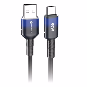 Kaabel USB A to USB C Forcell F-Energy QC4.0 3A 66W Gradient 1 m C352 must