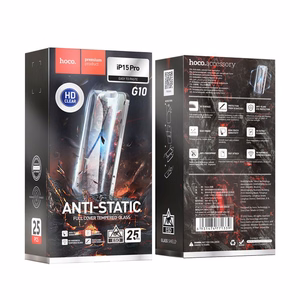 Karastatud klaas to iPhone 15 PRO Hoco HD Anti-static 25 pcs G10