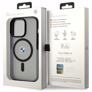 BMW Signature MagSafe Ümbris jaoks iPhone 14 Pro Max - must