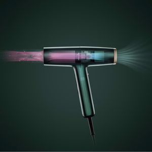 BaByliss Air Power Pro D6555DE – 1700 W iooniline föön, roheline/kuldne