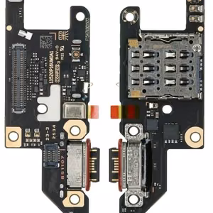 Flex Xiaomi Poco M8 Pro 5G with charging connector and microphone, SIM card contact original (service pack)