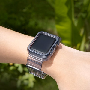 Silikoonist rihm Rihma käevõru korpus Rihma Light Set Apple Watch 38mm - Must