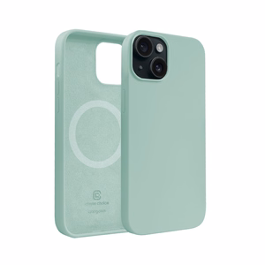 Crong Color Cover Magnetic MagSafe ümbris seadmele iPhone 15, mündiroheline
