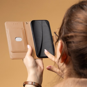 TFO Smart Triangle kaanega ümbris Xiaomi Redmi A7 Pro telefonile – pruun