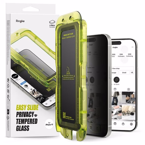 Ringke Easy Slide набор 2 шт. стекло приватности для iPhone 17 - черный