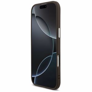 GUESS ümbris fir IPHONE 17 Air GUHCP17MP4G4SMCW (4G PU Leather Ümbris with Big 4G AND Classic Logo and Hõbedane Metal Camera Frame) brown