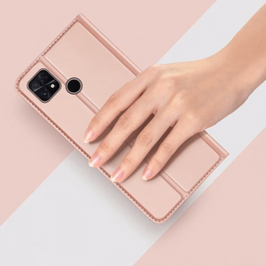 Dux Ducis Skin Pro ümbris Oppo Reno 8 Pro flip cover kaardi rahakoti stend sinine