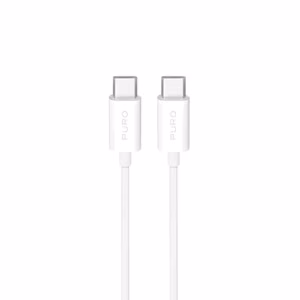 Puro TPE 25W USB-C - USB-C 3m Kaabel - valge