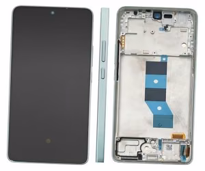 LCD screen Xiaomi Redmi Note 14 5G koos touch screen koos frame Coral Roheline original (service pack)