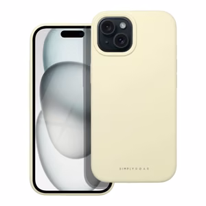 Roar Cloud Skin silikoonümbris iPhone 15 Light Yellow