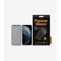 PanzerGlass E2E Super+ privaatsus karastatud klaas jaoks iPhone X / XS / 11 Pro - with must raamiga
