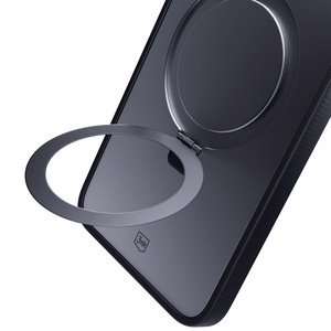 3mk Smoke Ümbris Mag&Stand jaoks Apple iPhone 16 plus - läbipaistev