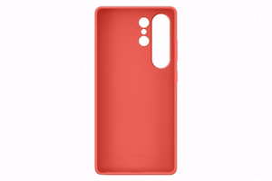 Samsung Silicone Case ümbris Samsung Galaxy S25 Ultra jaoks, punane